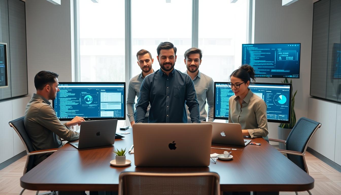 Business software planning meeting